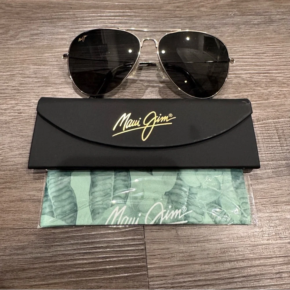 Maui Jim Mavericks Aviator Polarized Sunglasses